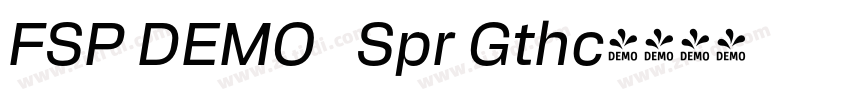 FSP DEMO   Spr Gthc字体转换